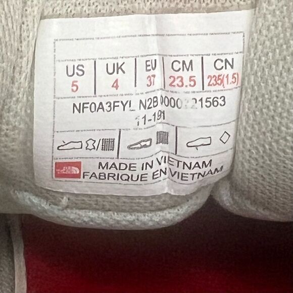 The North Face Waterproof Hiker Sneakers Men’s Size 7 Blue Sporty Athletic Shoes - Picture 7 of 14